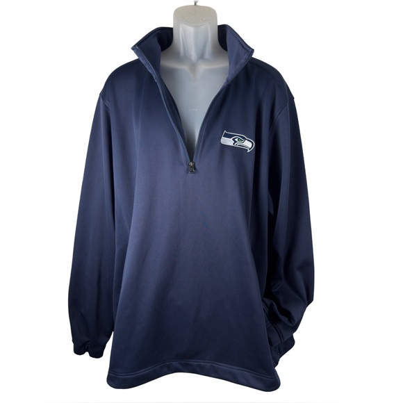 Seattle Seahawks NFL Men's G-III 1/4 Zip Pullover Sweatshirt XXL - Picture 5 of 10